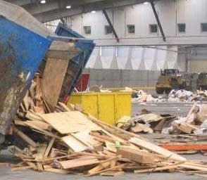 Tipping Floor at the Puente Hills Materials Recovery Facility