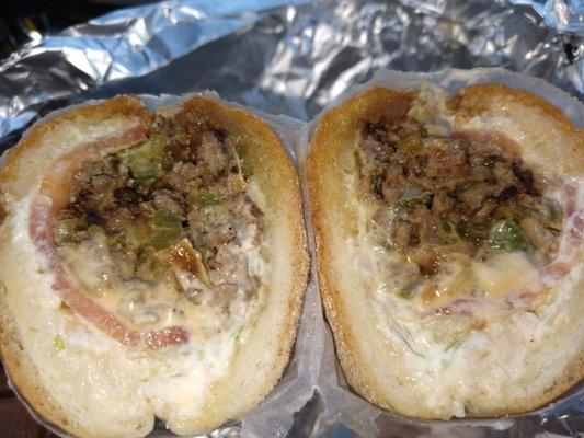 My first chopped cheese. Stay tuned!