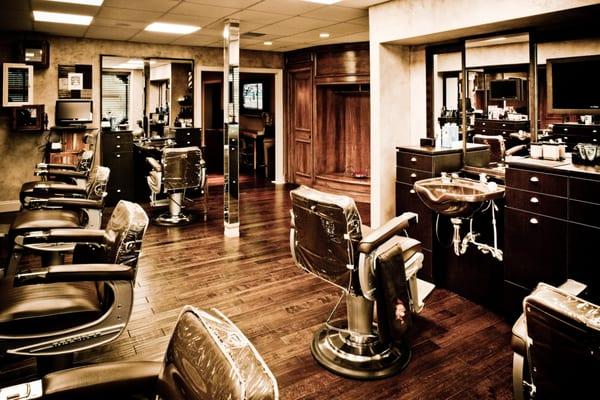 Upscale Barber area