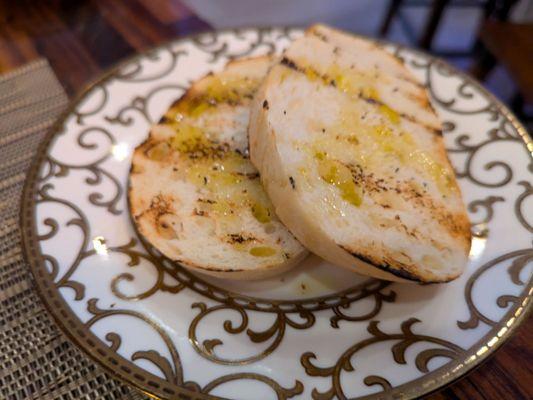 Bread with oysters