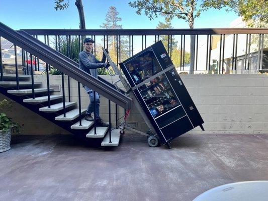 Vending Machines Moving Services
Up & down stairs