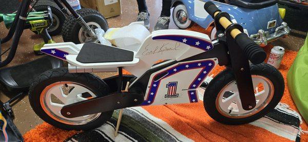 Kiddymoto Evel Knievel Balance Bike