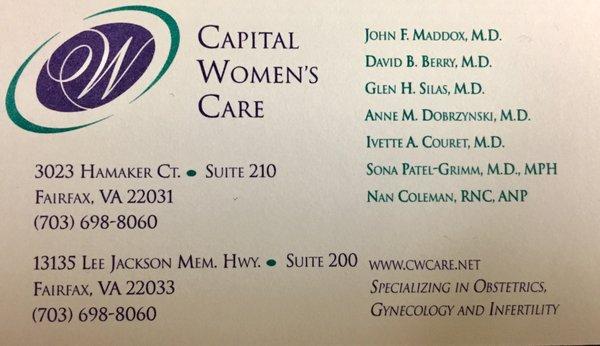 Capital Women's Care