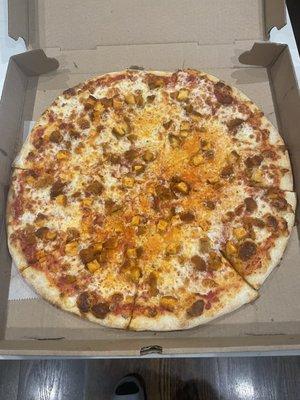 Buffalo chicken pizza