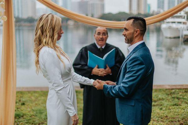 Wedding Officiant Services, Ordained Minister non-denominational Open Faith, and or Notary Public Services.  Call or Text 813-447-3644