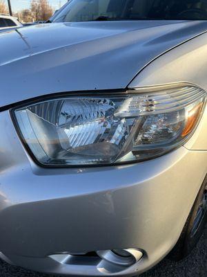 A headlight restoration