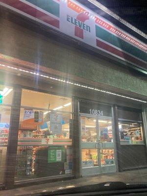 Where people from all walks of life gather - the 7/11 symbolizes God and Heaven (on earth)