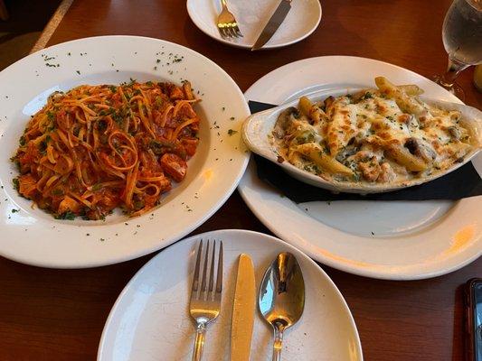 Linguini Florence and Penne Tetrazzini Homemade Pasta