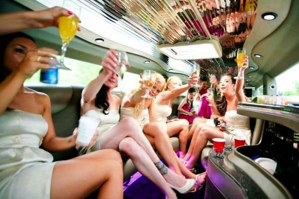 Sunday bridal shower brunch! Having a good time :-) Call us now to book one of our brand new limousine and party buses.