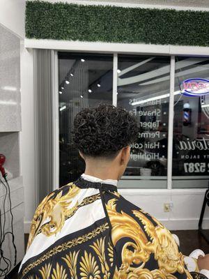 Perm and taper fade