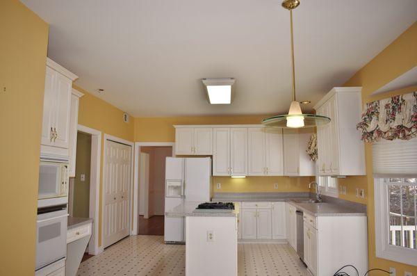 Gourmet kitchen for a single family home in Bowie that we manage