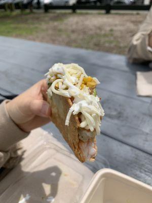 Hard Shell Taco (Garlic Butter Shrimp)