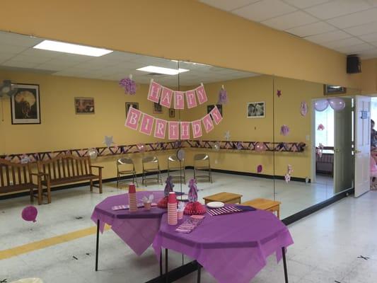 Have your little dancer's birthday party at NGAD!
 Pictured: Ballerina Party