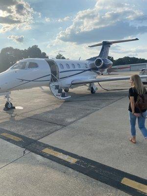 Epps aviation, Atlanta.  Penney and Associates, Lawyers Phenom 300.