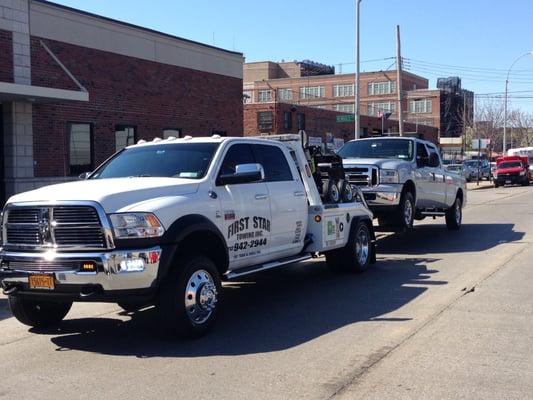 Tow service to the ford dealer..