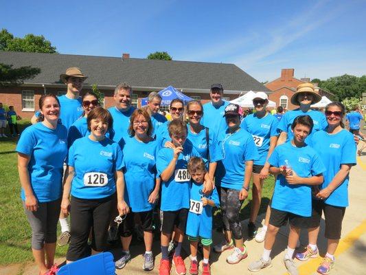 Our patients and staff having fun at 5K run