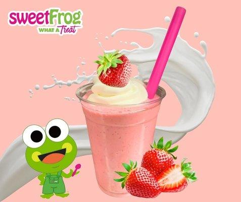 Chocolate, Vanilla, Strawberry....
If we have the flavor froyo in store - we can turn it into the best shake in town.