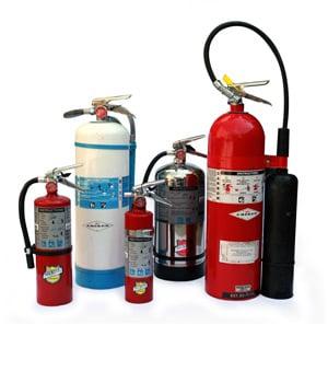 Choose from a wide selection of portable fire extinguishers.