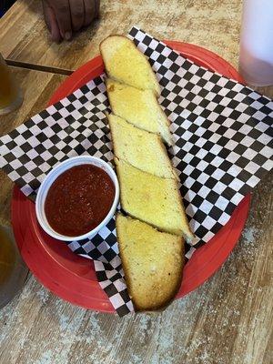 Garlic bread minus the garlic