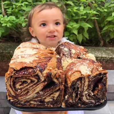 Cinnamon and Chocolate Babkas