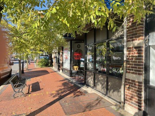 Outside the front of the Jen-Jing Spa at 1914 Springfield Avenue in Maplewood, NJ.