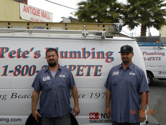 Miguel & Horacio - Brothers - Family within a family business!  These guys do the big jobs - they get it done!