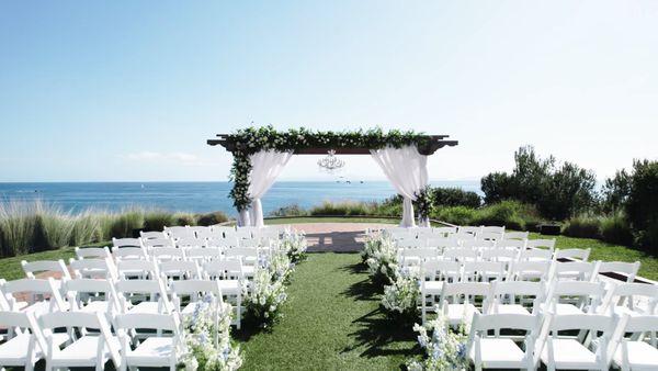 Terranea Resort - Ceremony at Catalina Point