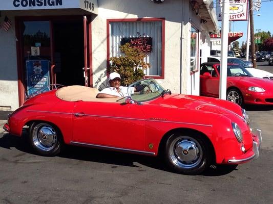 Papa in the Speedster