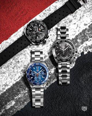 Tag Heuer Formula 1 in with blue dial and black dial.