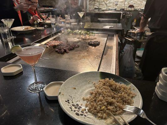 First dish - Side of Fried Rice Hibachi