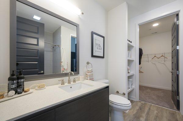 Bathroom with built-in-shelves | RT Dairies