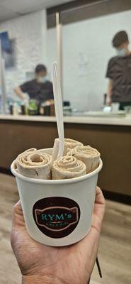 Nutella Rolled Ice Cream!