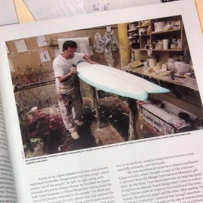 Greg Martz in Surfers Journal magazine.