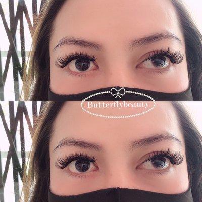 Eyelashes extensions