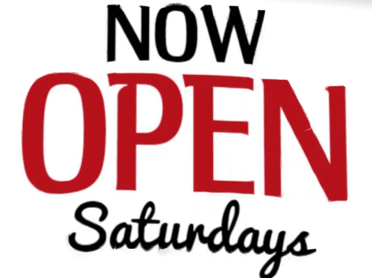 Open Saturdays for plumbing, heating and air