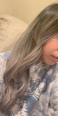 Silver ombré