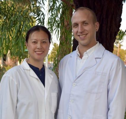 Jocelyn Chie Jackson, L.Ac. & Rev. Myoei Lance Centanni-Sachs, L.Ac.