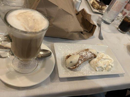 Cappuccino and Cannoli