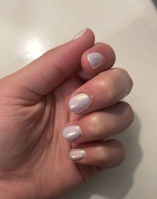 Gel chrome nails (#33)