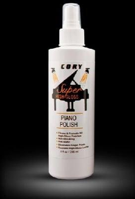 Furniture polish can ruin your piano's delicate finish! Use our specially formulated cleaners instead: http://CoryCare.TotalPianoCare.­­com