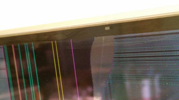 screen delamination where screen crack starts.