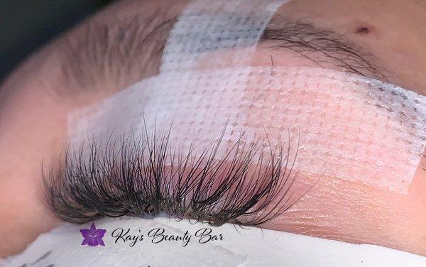 Volume eyelash extensions