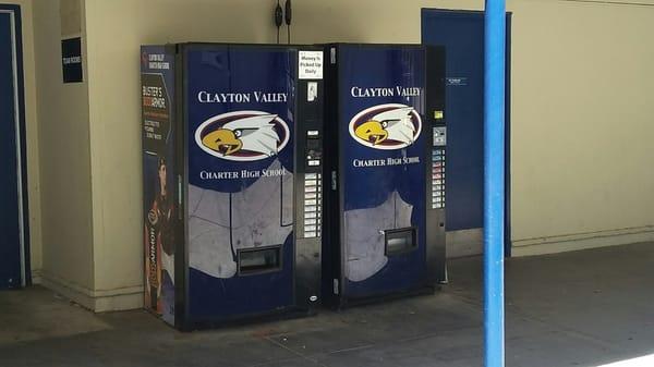 Soda machines out back.