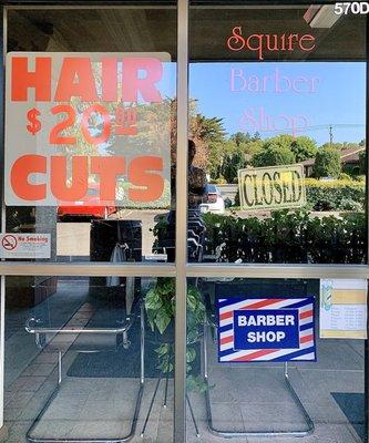 $20 Per Haircut Schedule