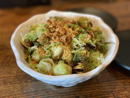 Crispy Brussels Sprouts appetizer