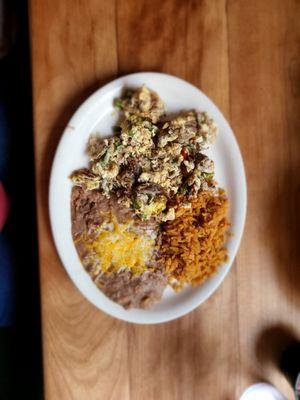 Machaca and Eggs