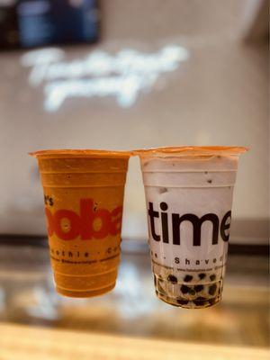 Thai Tea Smoothie Taro Milk Tea