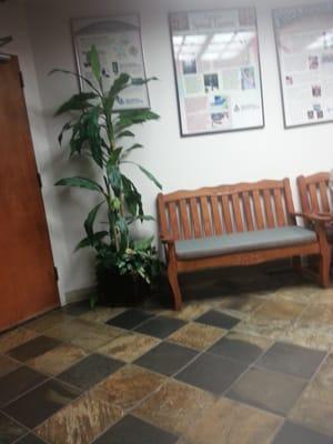 Office waiting room benches are not the best for bad backs. Ugh. The pali momi office has better back support for chairs;)