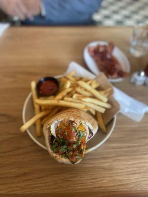 Sabich Pita Sandwich