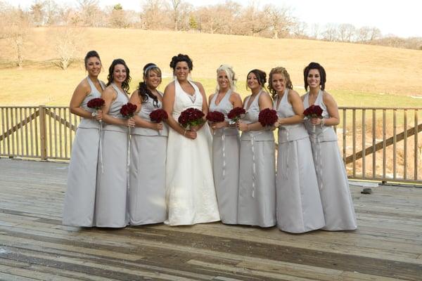 bridal party designed by virginia